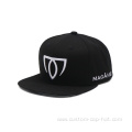 Black 3D Embroidered Snapback Hat